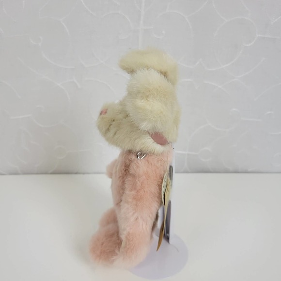Boyd's Bears Kids Head Bean Archive Collection 11" Pink Mini Plush Rabbit - Picture 3 of 9